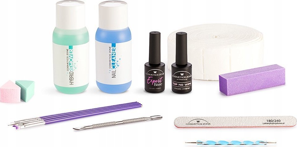 Cosmetics Zone Lakier hybrydowy 3w1 kolor turkusowy - M124