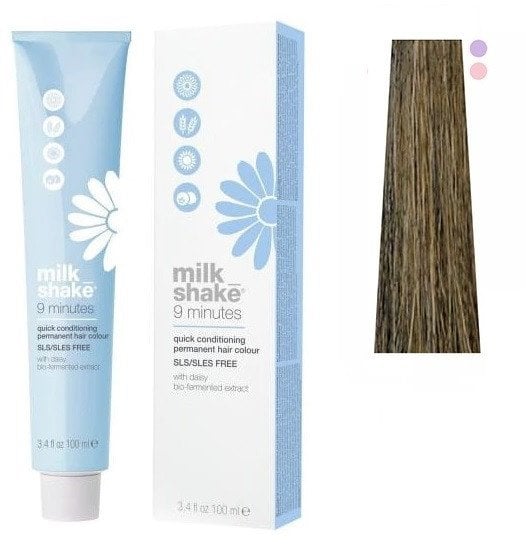 Milk Shake, 9 Minutes, Permanent Hair Dye, 7.1 Ash Blonde, 100 ml For Women