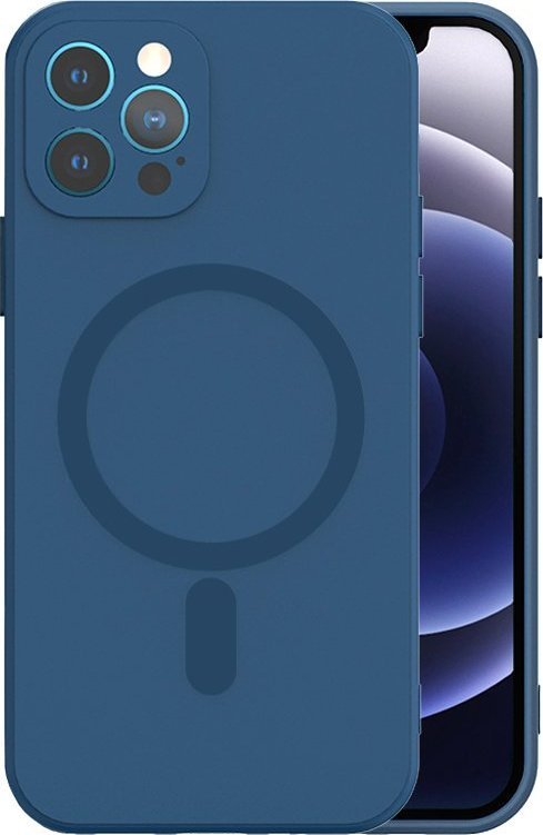 Markowe TEL PROTECT MAGSILICONE CASE DO IPHONE 11 PRO GRANATOWY