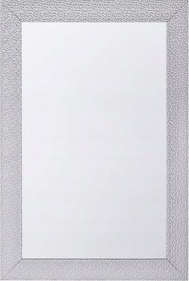 Beliani Lustro ścienne srebrne Mervent