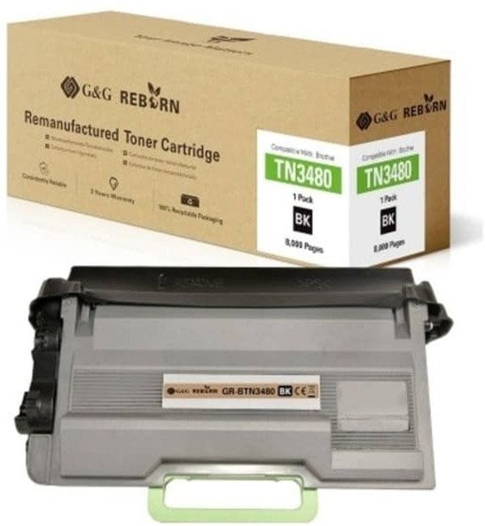 Toner G&G Reborn-Toner kompatybilny z Brother TN-3480