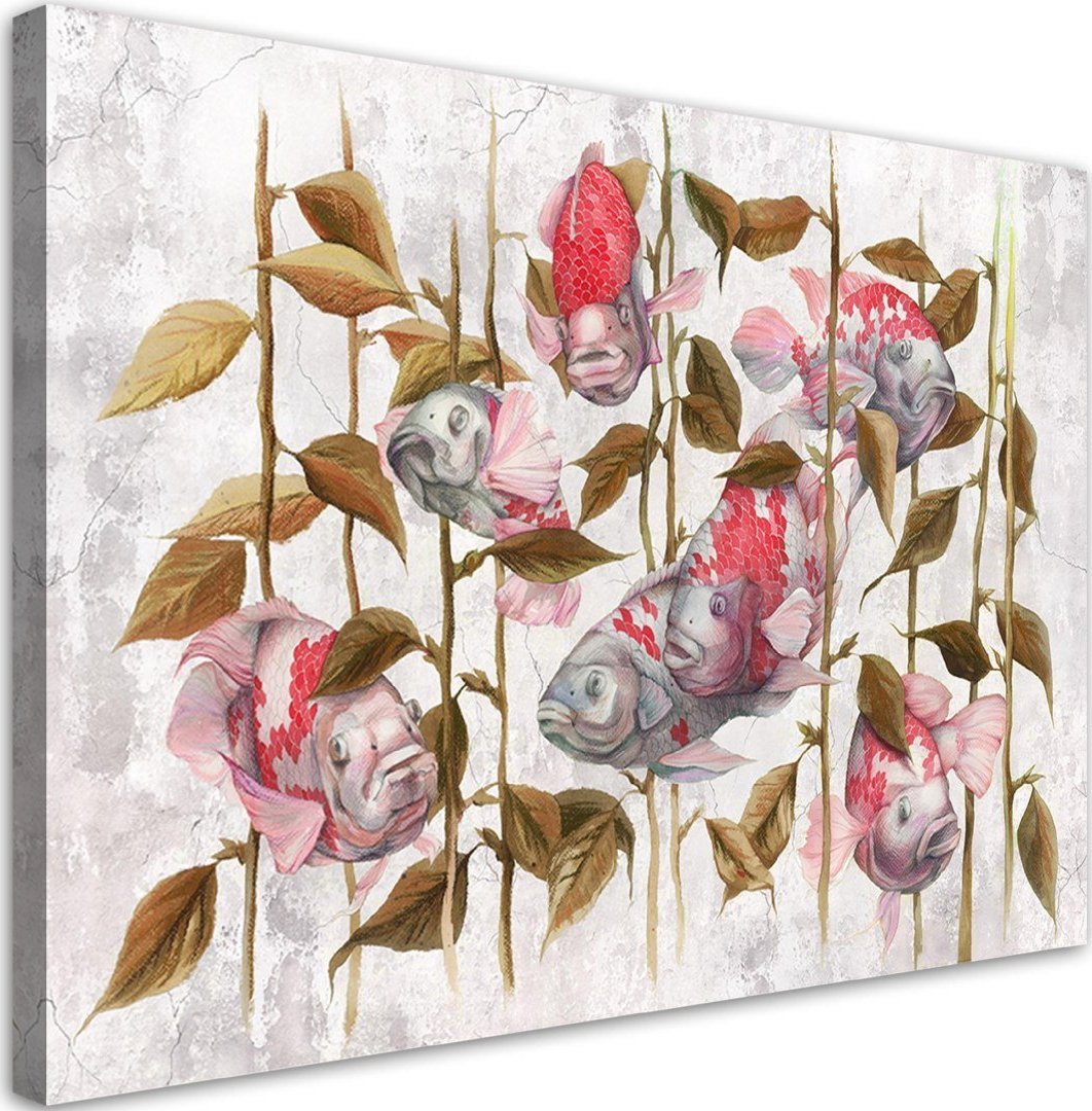 Feeby Obraz, Czerwone ryby Koi - 100x70