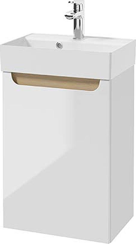 Selsey SELSEY Szafka pod umywalkę Saeli wisząca biały połysk 43x30 cm