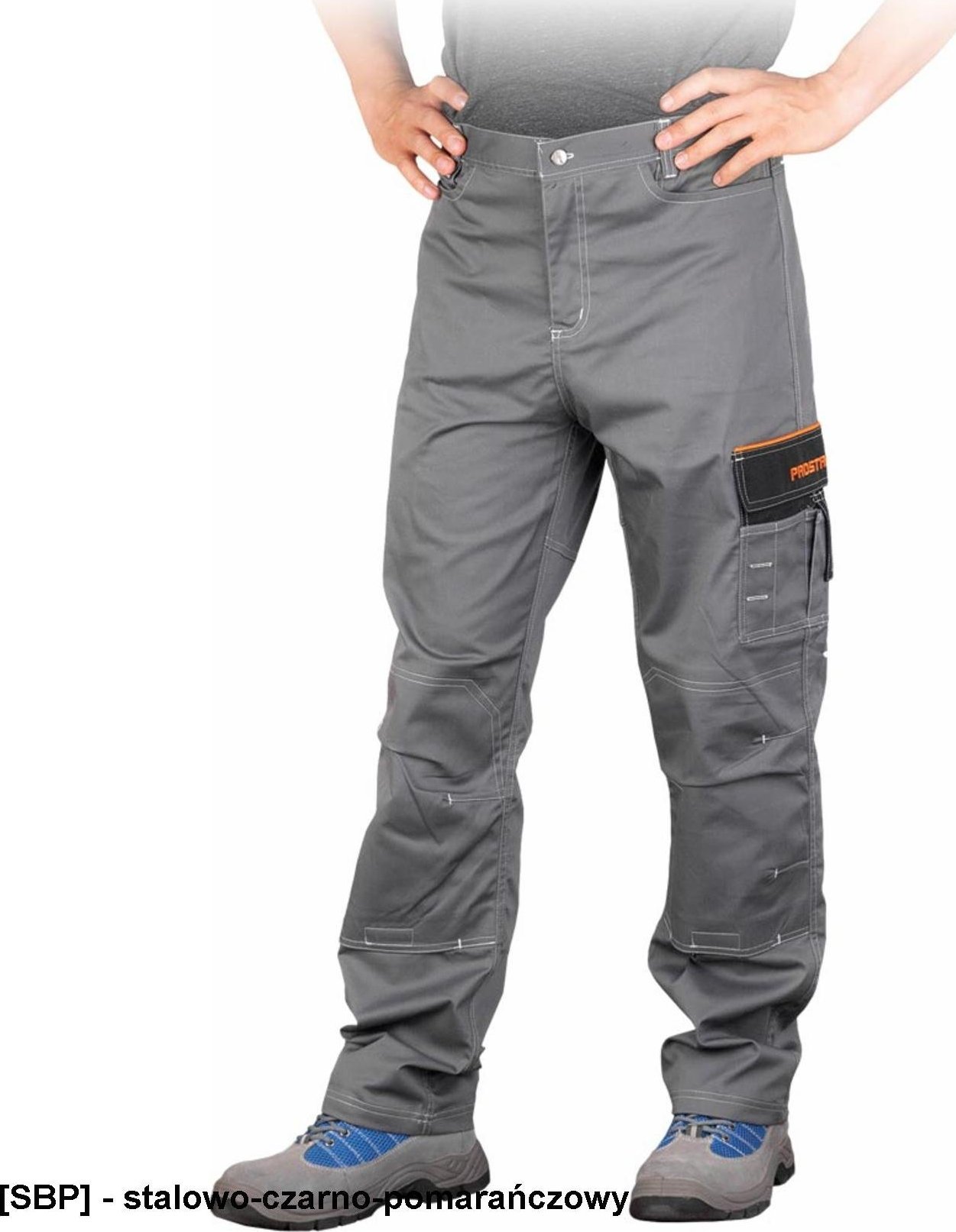 R.E.I.S. PRO-STRECH-T - spodnie ochronne do pasa, 95% bawełna, 5% elastan, 290 g/m 56