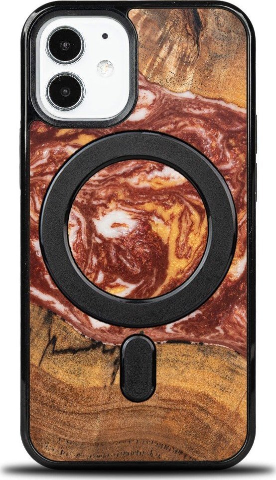 BeWood Etui Bewood Unique na iPhone 12 Mini - Planets - Mars z MagSafe
