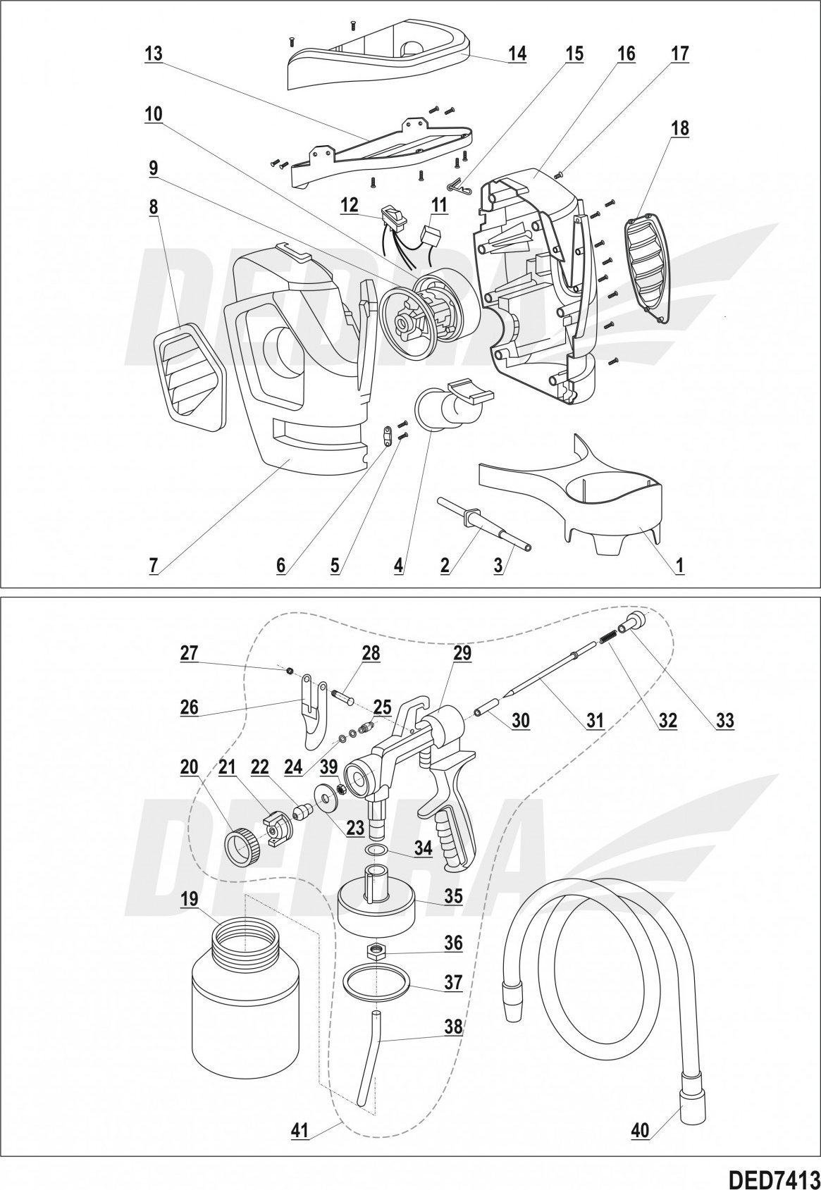 Dedra Wąż powietrzny