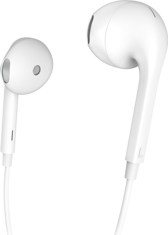 Słuchawki Hama SŁUCHAWKI DOUSZNE "GLOW" Z MIKROFONEM, LIGHTNING, BIAŁE