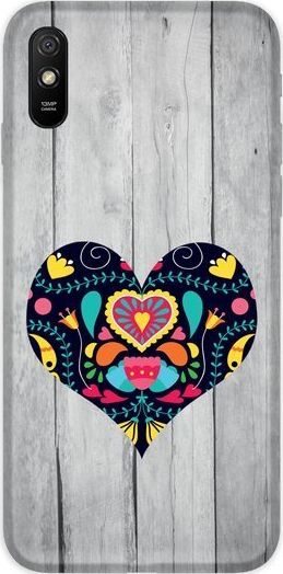 CaseGadget CaseGadget ETUI NADRUK CZARNE SERCE XIAOMI REDMI 9I standard