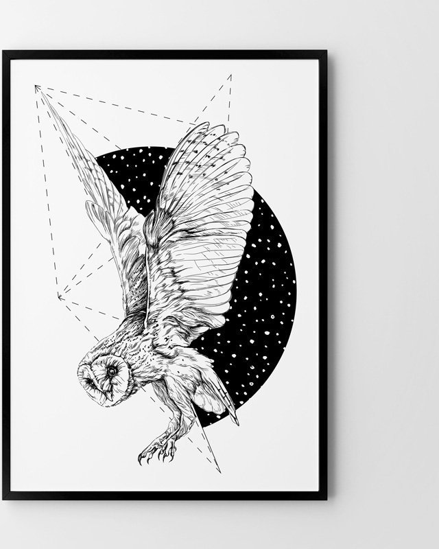 Hog Studio Plakat Sowa #2 (80x120cm)