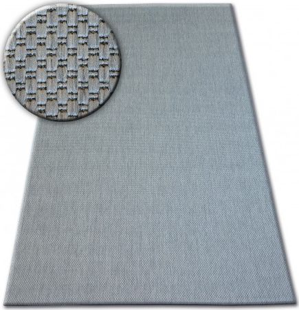 Dywany Łuszczów Dywan SZNURKOWY SIZAL FLAT 48663/320 szary GŁADKI, 80x150 cm