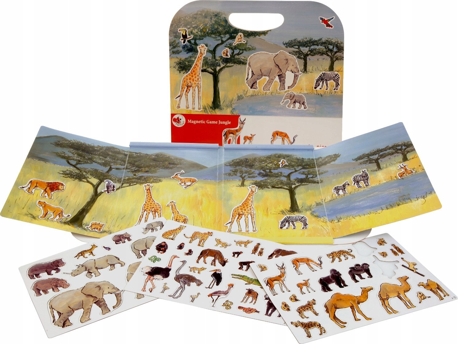 Teka Układanka, gra magnetyczna, Dżungla