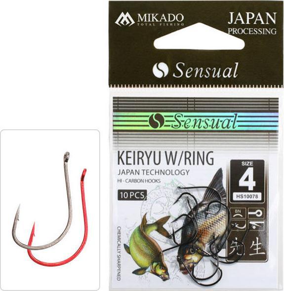 Mikado Haczyk Mikado Sensual Keiryu W/Ring nr 8 BN 10szt.