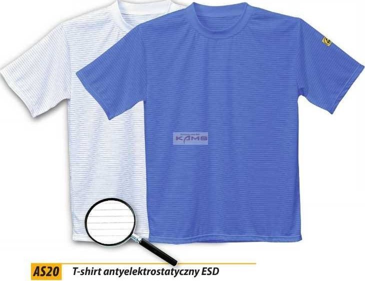 Portwest AS20 T-shirt antyelektrostatyczny ESD - granatowy 3XL