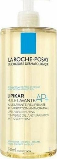 La Roche-Posay La Roche Posay, Huile Lavante AP+, Olejek myjący, 750 ml - Długi termin ważności!