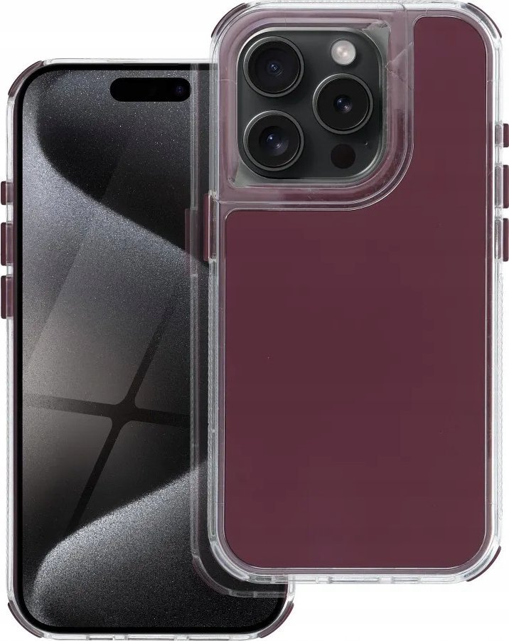 OEM Futerał MATRIX do IPHONE 16 Pro purpurowy