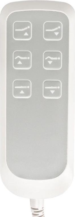 Activeshop ELEKTRYCZNY FOTEL KOSMETYCZNY LUX 273B + TABORET 304