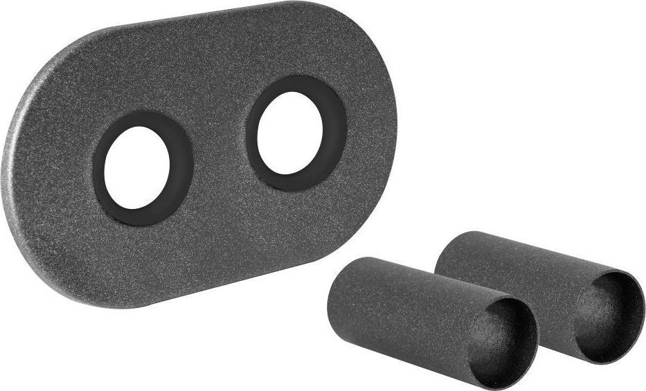 Diamond Rozeta Podwójna Z Tulejami Antracyt