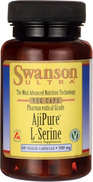Swanson Swanson - AjiPure L-Seryna, 500mg, 60 vkaps