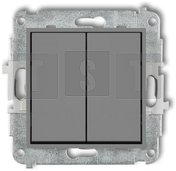 27IWP-2 ICON Mechanizm łącznika świecznikowego szary mat 27IWP-2