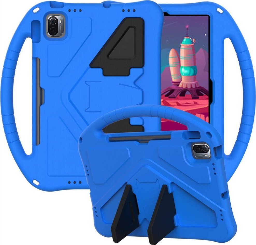 Etui na tablet Strado Etui FunColor do Xiaomi Pad 5/ 5 Pro/ Huawei MatePad 11 (Niebieskie) uniwersalny