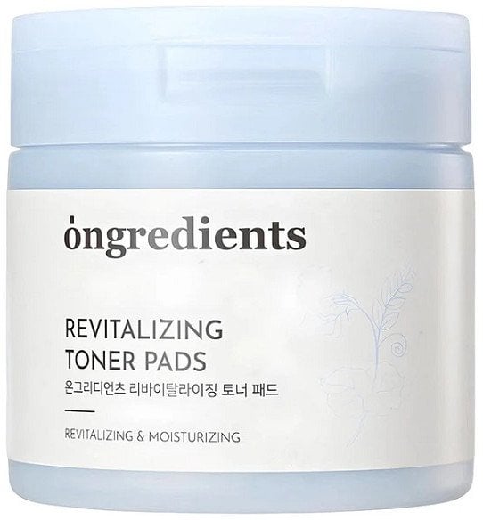 ONGREDIENTS_Revitalizing Toner Pads rewitalizujący tonik do twarzy w płatkach 60szt