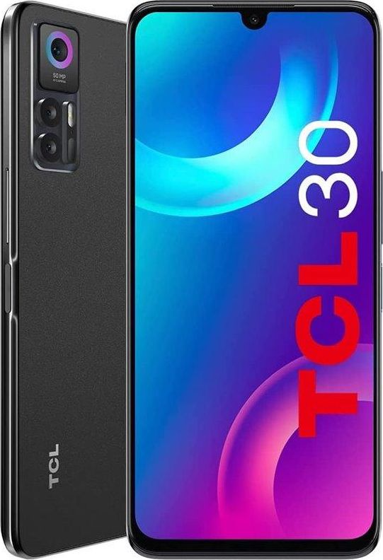 Smartfon TCL 30 4/64GB Czarny (T676H-2ALCWE12)