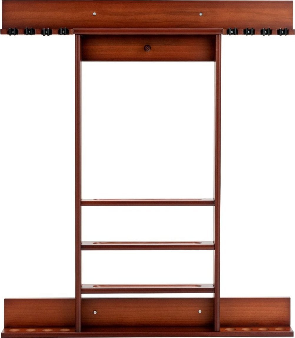 Costway Drewniany stojak na 8 kijów bilardowych