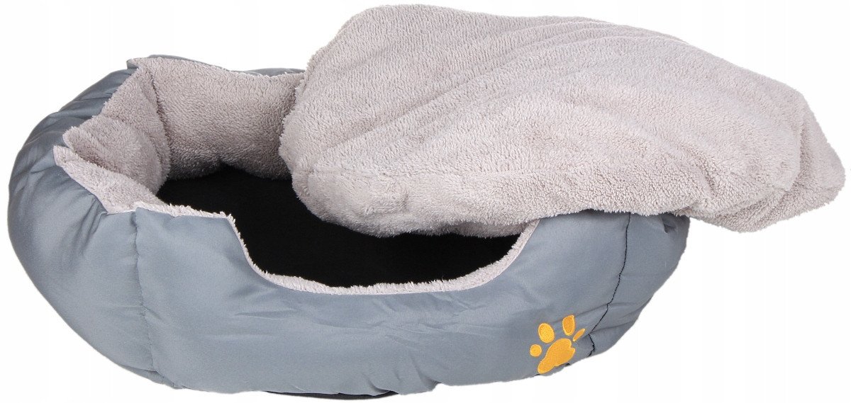 Legowisko Posłanie dla PSA KOTA Sofa Kojec WYCIĄGANA PODUSZKA 70cm Szare