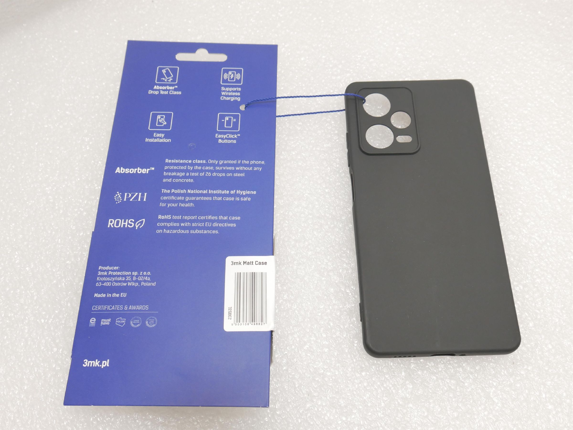 3MK Etui 3MK Matt Case Xiaomi Redmi Note 12 Pro czarne [outlet]