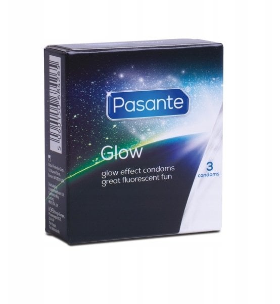 PASANTE_Glow prezerwatywy świecące w ciemności 3szt