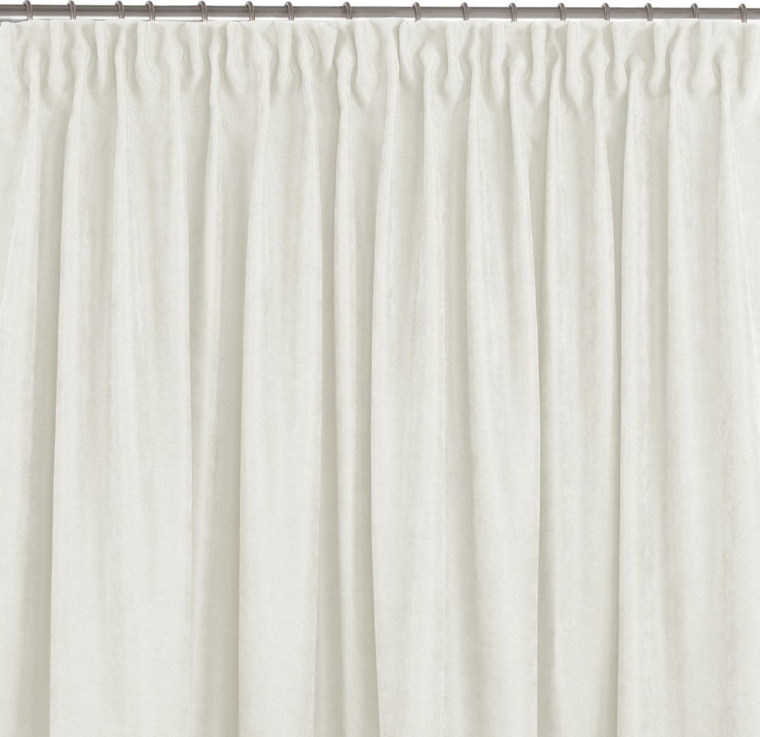 Homede Zasłona MILANA kremowy szenila 280x270 HOMEDE