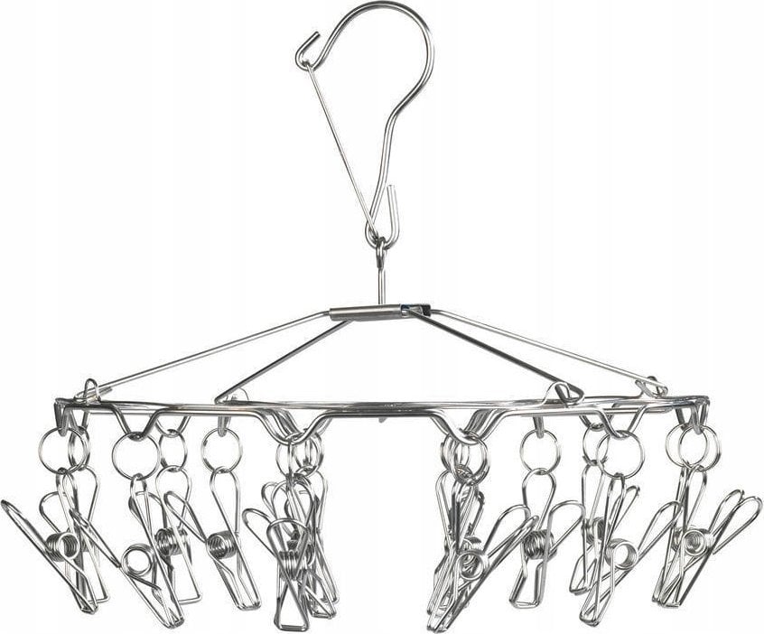 Maximex Mała suszarka na pranie ze stali nierdzewnej, Ø 27 cm