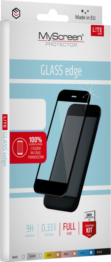 MyScreen Protector Szkło Lite Glass Edge Full Glue do Galaxy A12 (MD5323TG)