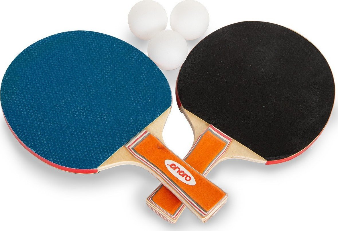 Enero Zestaw do tenisa stołowego 2 rakietki 3 piłeczki (1040820)