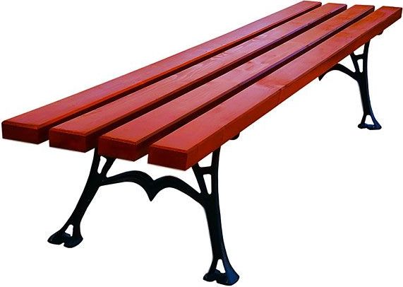 Elior Ławka parkowa Dina bez oparcia 150cm - 7 kolorów Sosna