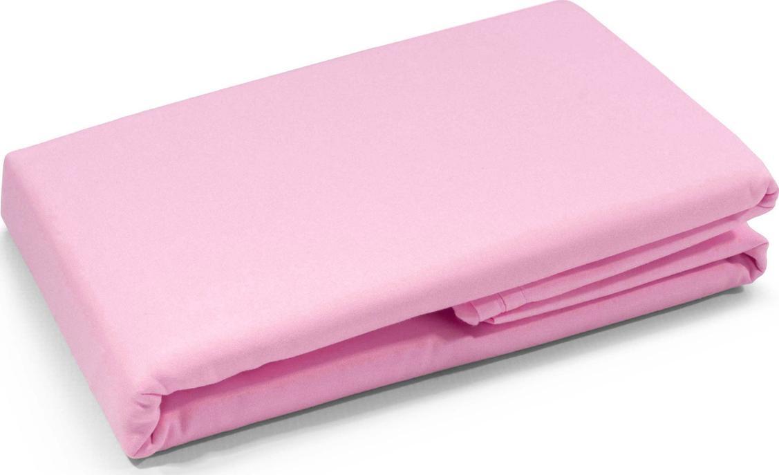 Łóżkoholicy Prześcieradło 120 x 200 Z Gumką Bolzano Róż