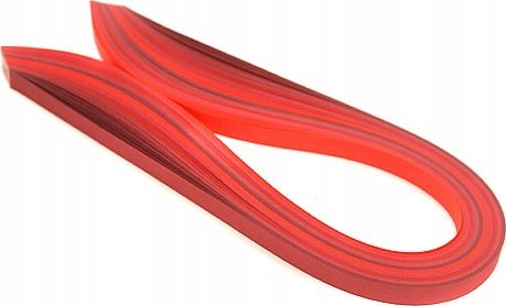 CreativeHobby Paski do quillingu 10 mm 100 sztuk czerwone