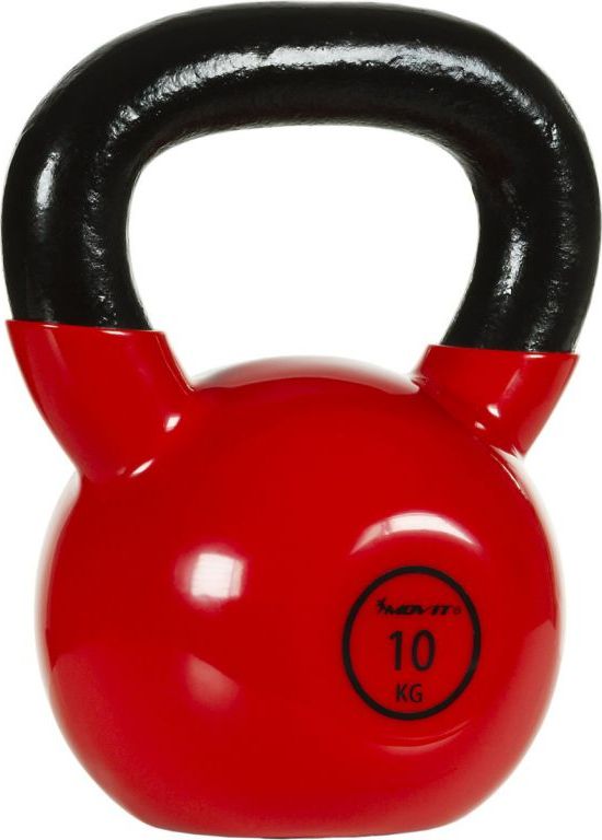 Kettlebell Movit gumowany 10 kg
