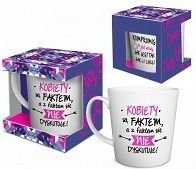 BGtech Kubek Crazy Girl Kobiety są faktem 480ml