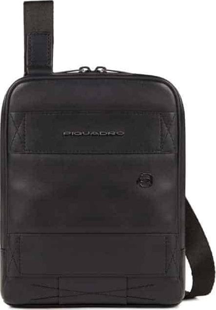 Piquadro Piquadro, Obidos, Crossbody Bag, Black, 17 x 22 x 5.00 cm, For Men For Men