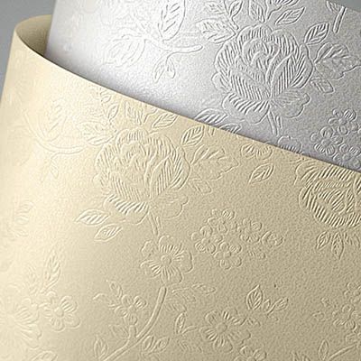 Argo Karton ozdobny A4 Floral Krem