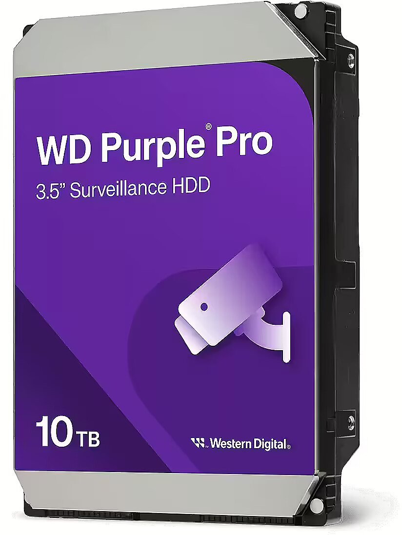 Twardy dysk Western Digital Purple Pro 10TB 7200 RPM do monitoringu