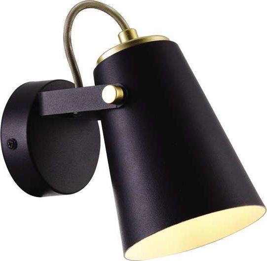Kinkiet Kaja Ścienna LAMPA regulowana K-8114 Kaja metalowa OPRAWA reflektorek kinkiet tuba czarna