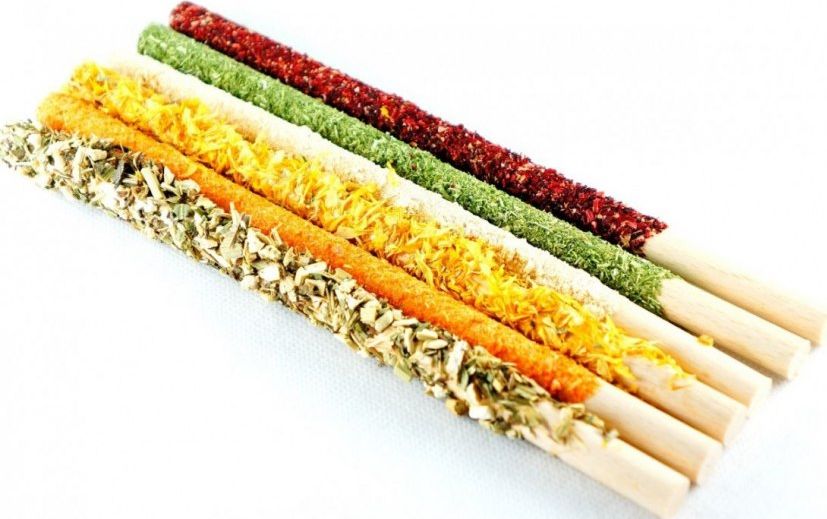 Ham-Stake Gryzaki gałązki zioła warzywa dla królika gryzoni uniwersalny