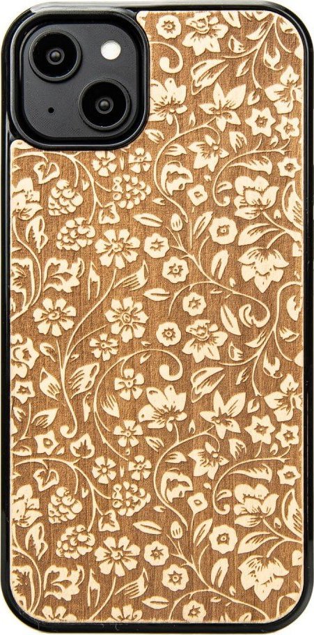 BeWood Drewniane Etui Bewood na iPhone 14 Plus KWIATY POLNE ANIEGRE
