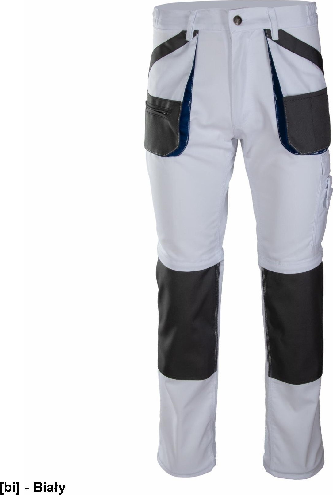 Polstar APSZ - BRIXTON PRACTICAL SPODNIE DO PASA - ODPINANE NOGAWKI, POLIESTER/BAWEŁNA (65% /35%), 260G/M2, - Granat/Żółty 98