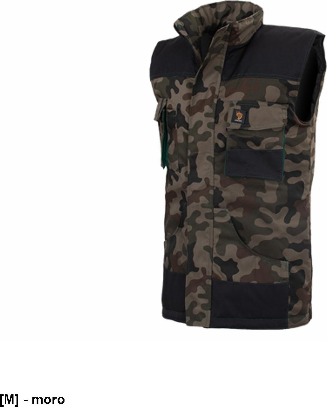 PROCERA PROMAN BO - bezrękawnik ocieplany wykonany z tkaniny 65 % poliester / 35 % bawełny o gramaturze 260 g/m + ocieplina, różne kolory - moro 54