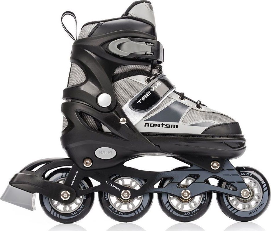 Rolki Meteor Invert rekreacyjne regulowane szare r. 38-41