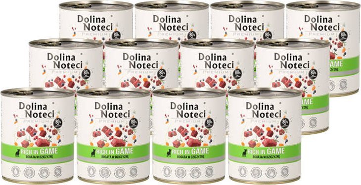 Dolina Noteci Premium z dziczyzną 12x800g
