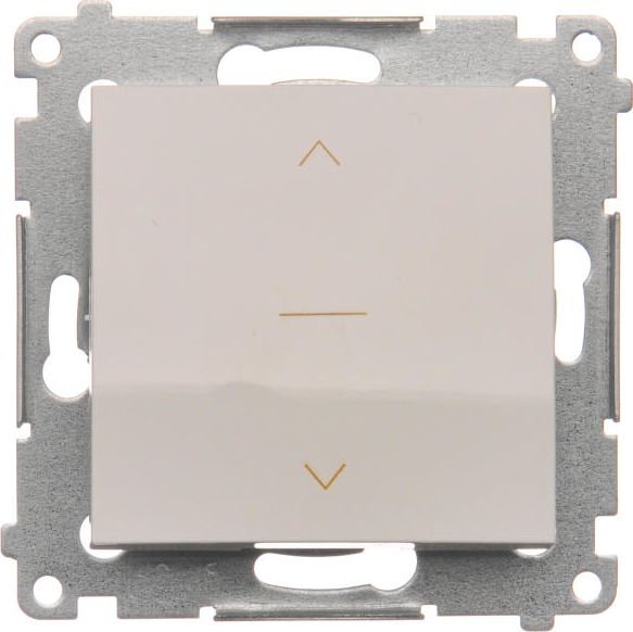 Kontakt-Simon Łącznik żaluzjowy trój-pozycyjny 1-0-2 SIMON54 biały - DZW1K.01/11